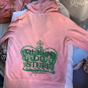 Juicy Couture Baby Pink Velvet Sweater